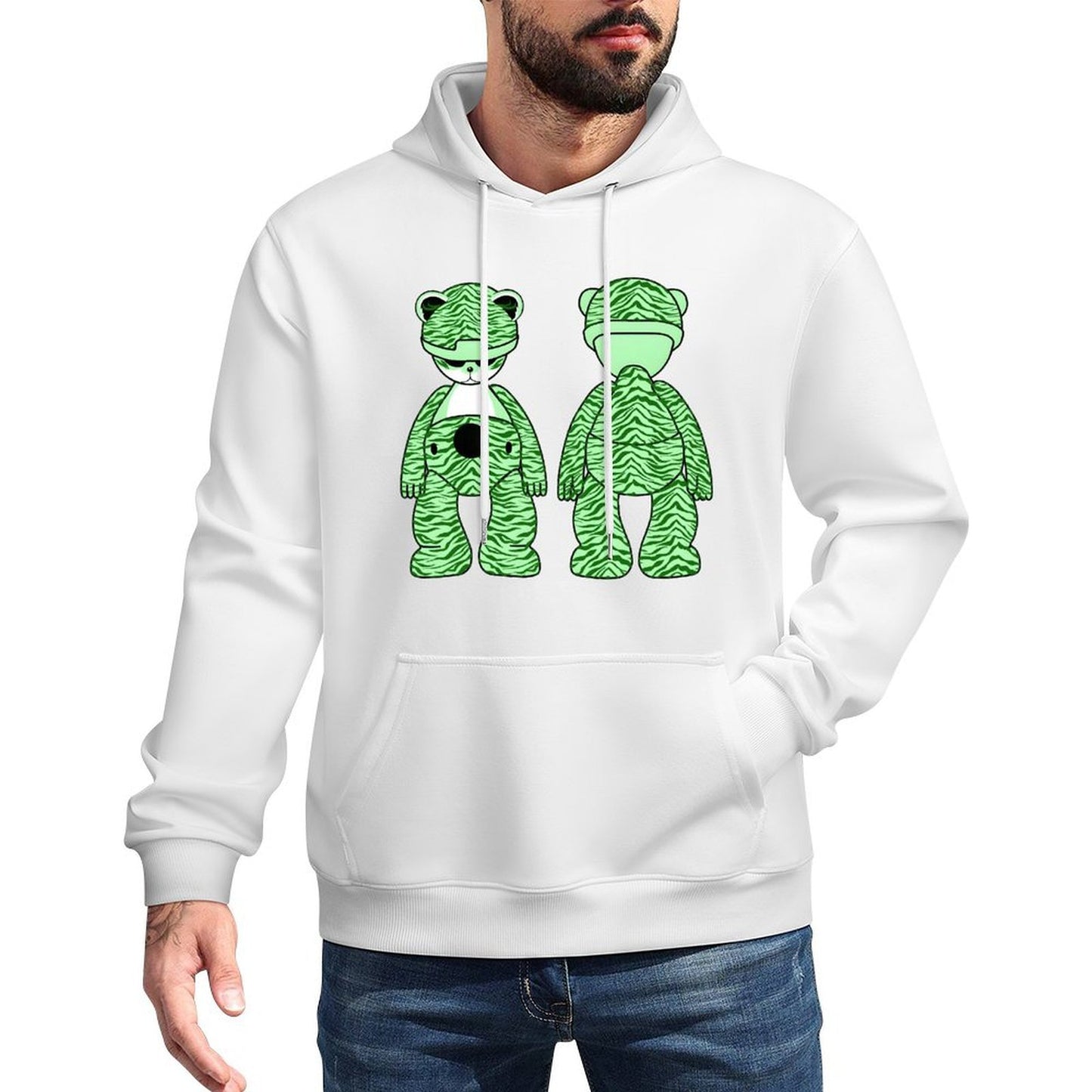 IPIB 250g Hooded Pocket Sweatshirt Front GraphicMen's Hooded  Sweatshirt6000099-6