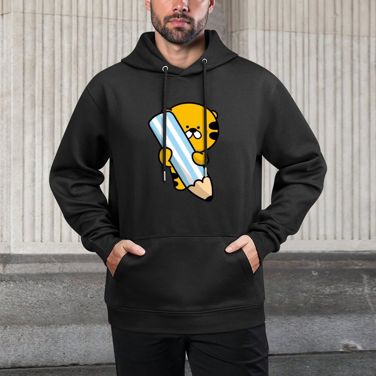 IPBR 250g Hooded Pocket Sweatshirt Front GraphicMen's Hooded  Sweatshirt4000047