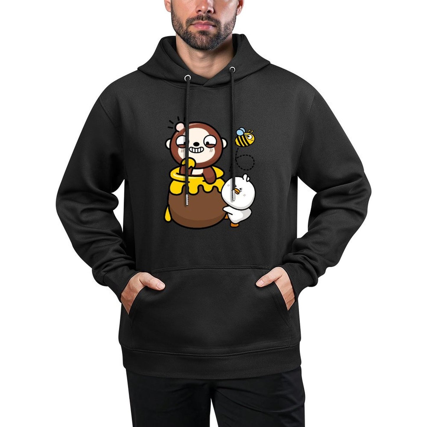 IPBR 250g Hooded Pocket Sweatshirt Front GraphicMen's Hooded  Sweatshirt4001296