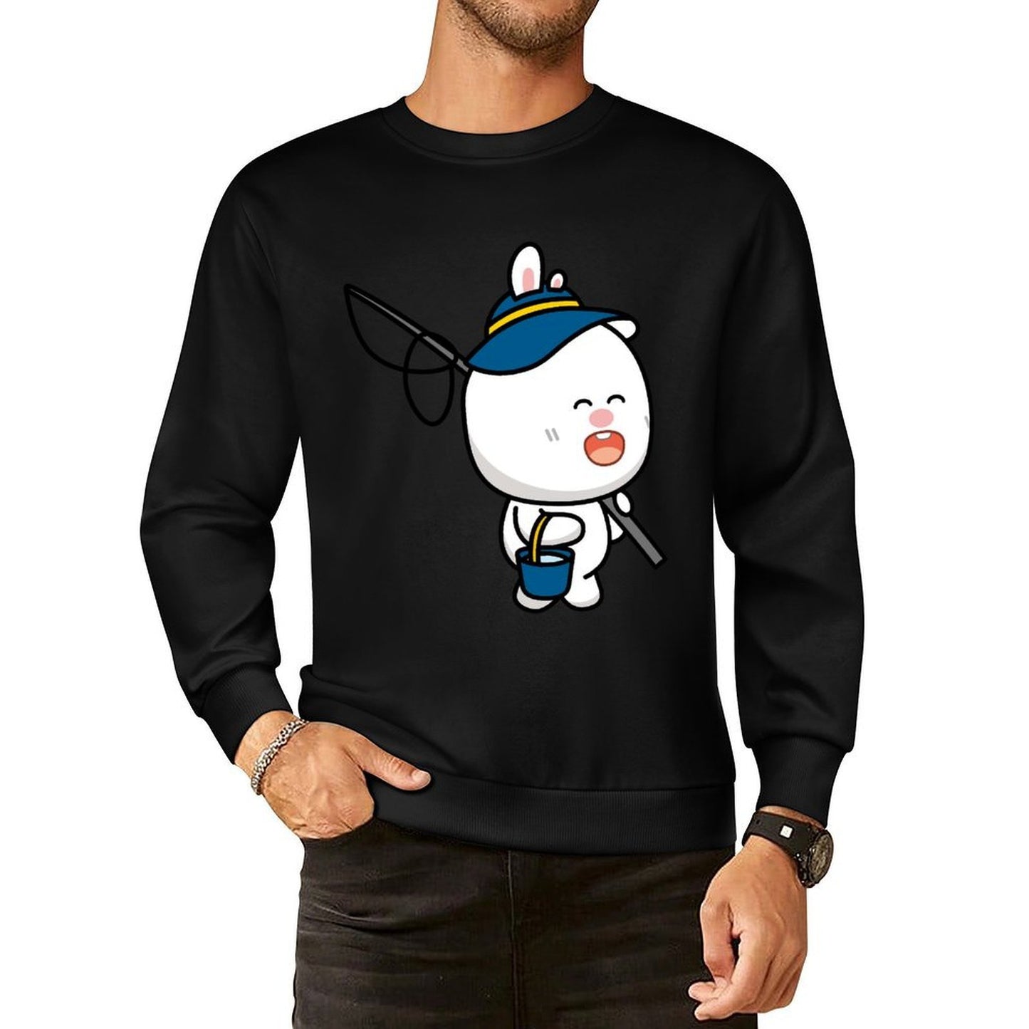 IPBR 250g Crew Neck Long Sleeve Sweatshirt Front GraphicCrew Neck Long Sleeve Sweatshirt4000248