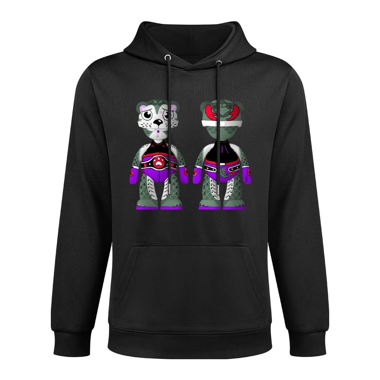 IPIB 250g Hooded Pocket Sweatshirt Front GraphicMen's Hooded  Sweatshirt6000145-5