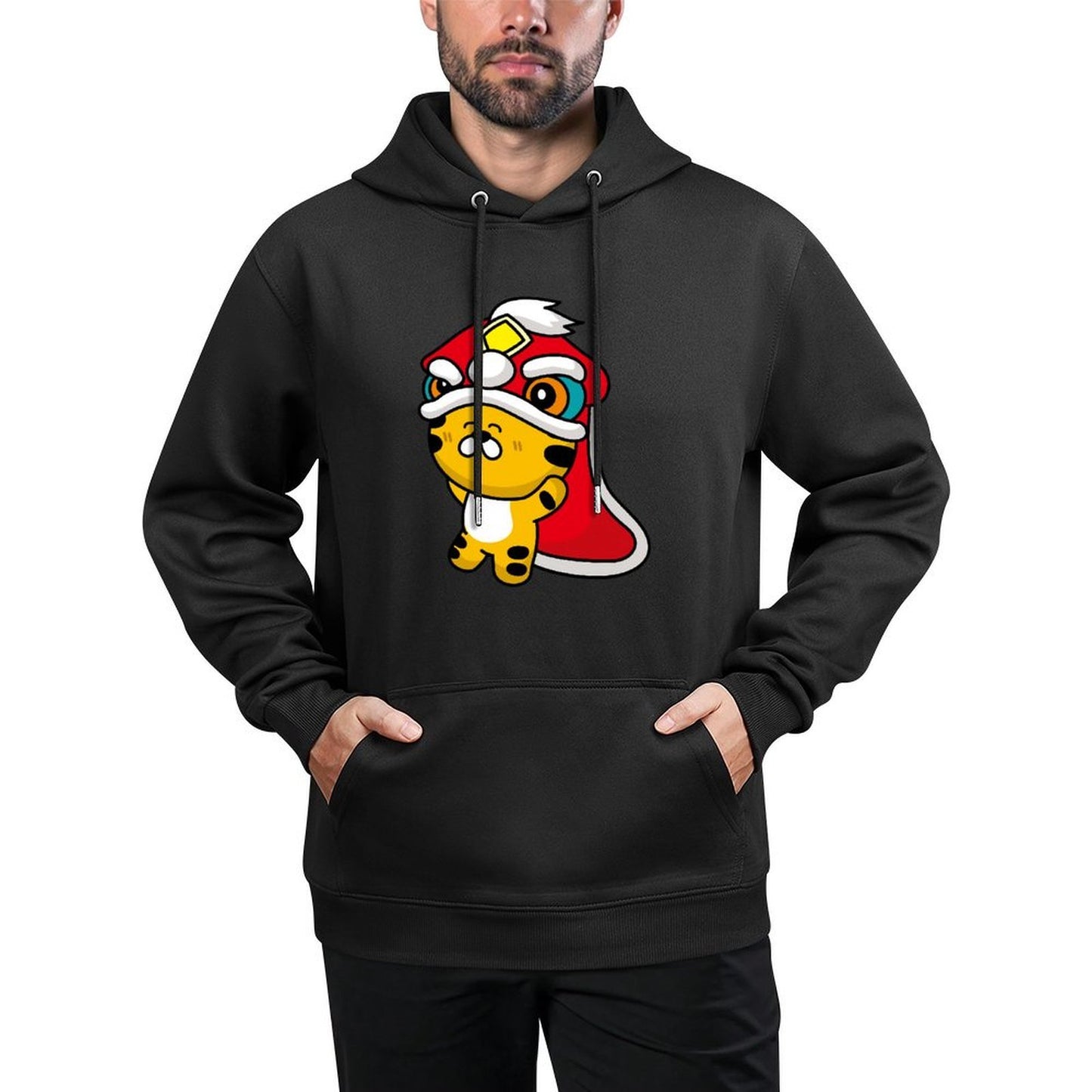 IPBR 250g Hooded Pocket Sweatshirt Front GraphicMen's Hooded  Sweatshirt4000210