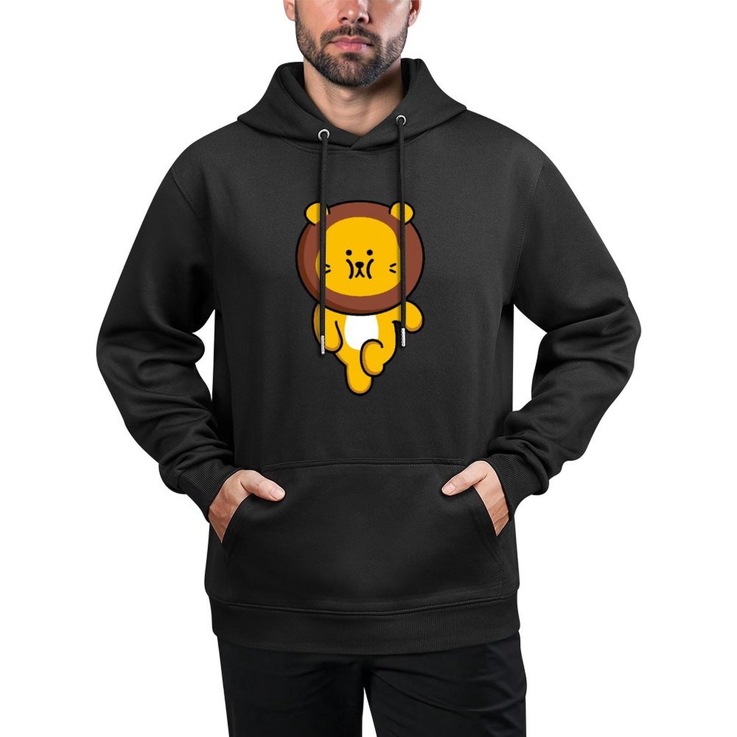 IPBR 250g Hooded Pocket Sweatshirt Front GraphicMen's Hooded  Sweatshirt4000458