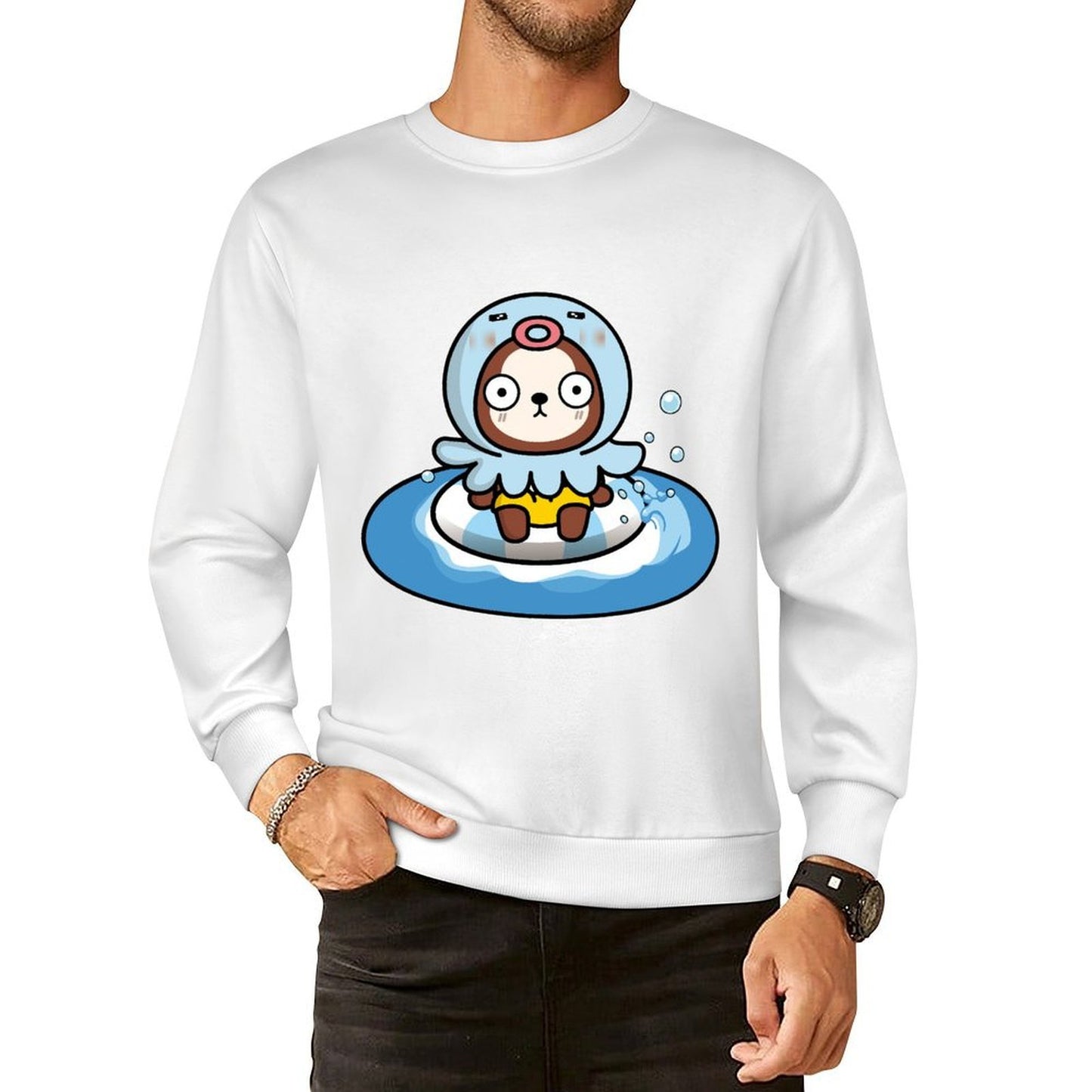 Front Patterned Long Sleeve TopTimelessStyle Casual
