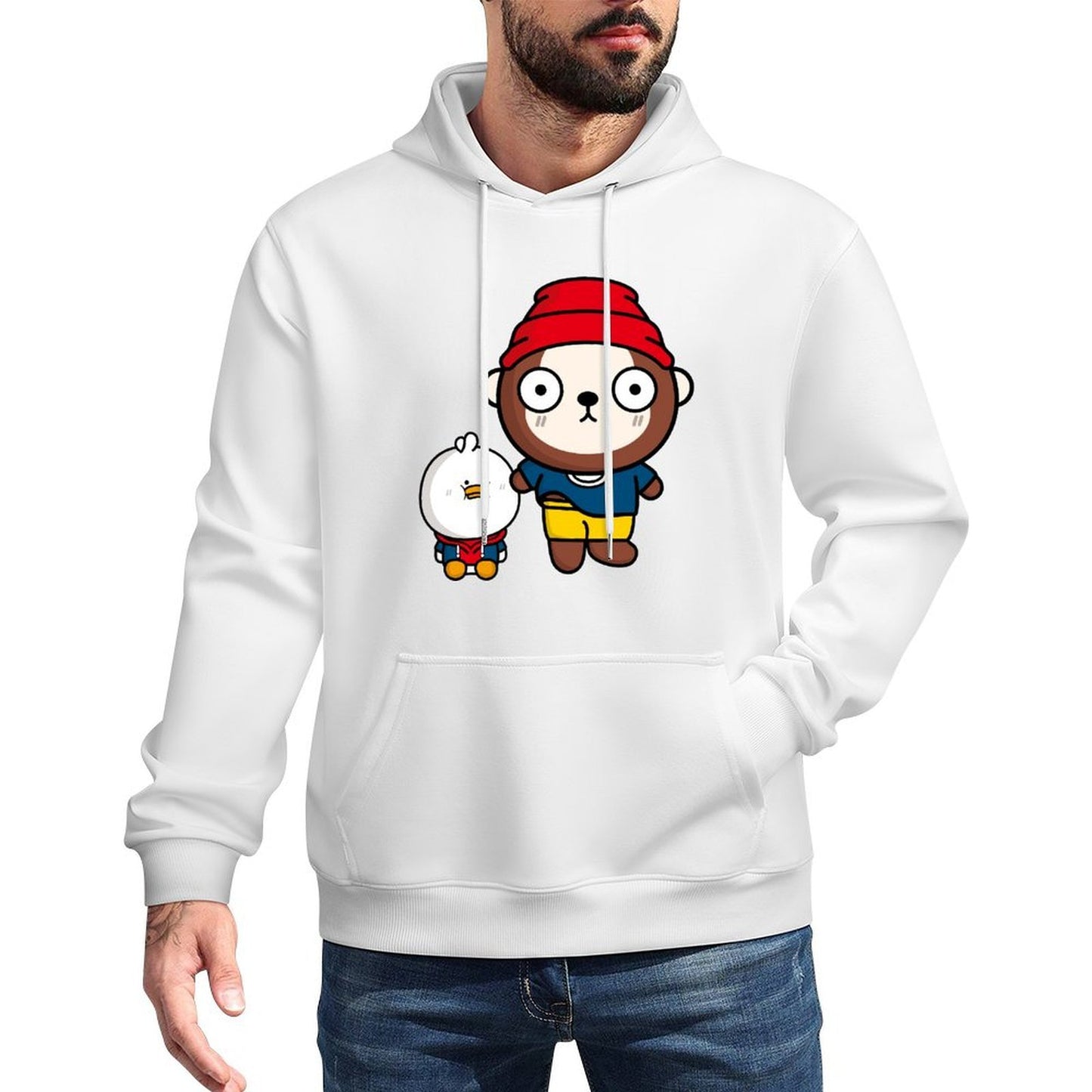 IPBR 250g Hooded Pocket Sweatshirt Front GraphicMen's Hooded  Sweatshirt4001161