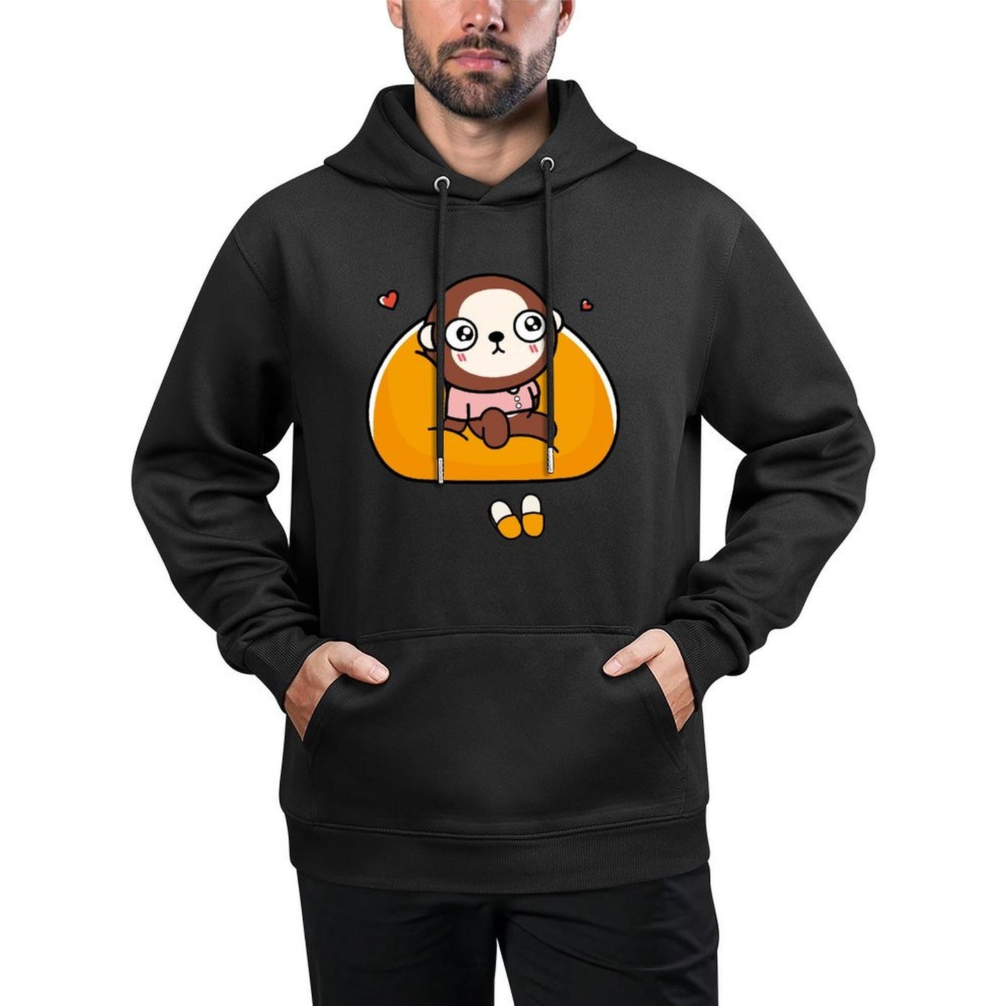 IPBR 250g Hooded Pocket Sweatshirt Front GraphicMen's Hooded  Sweatshirt4000881