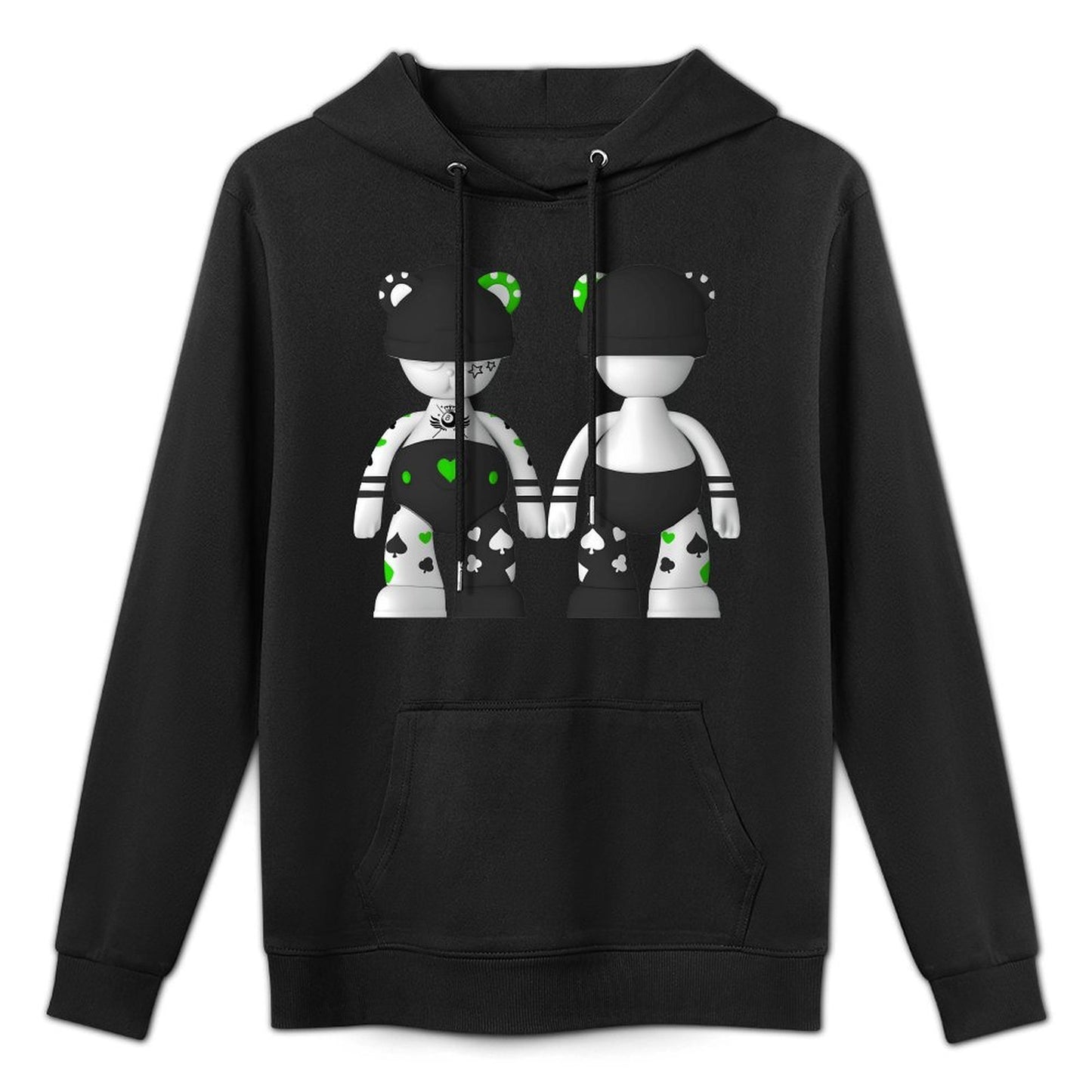 IPIB 250g Hooded Pocket Sweatshirt Front GraphicMen's Hooded  Sweatshirt6000094-2