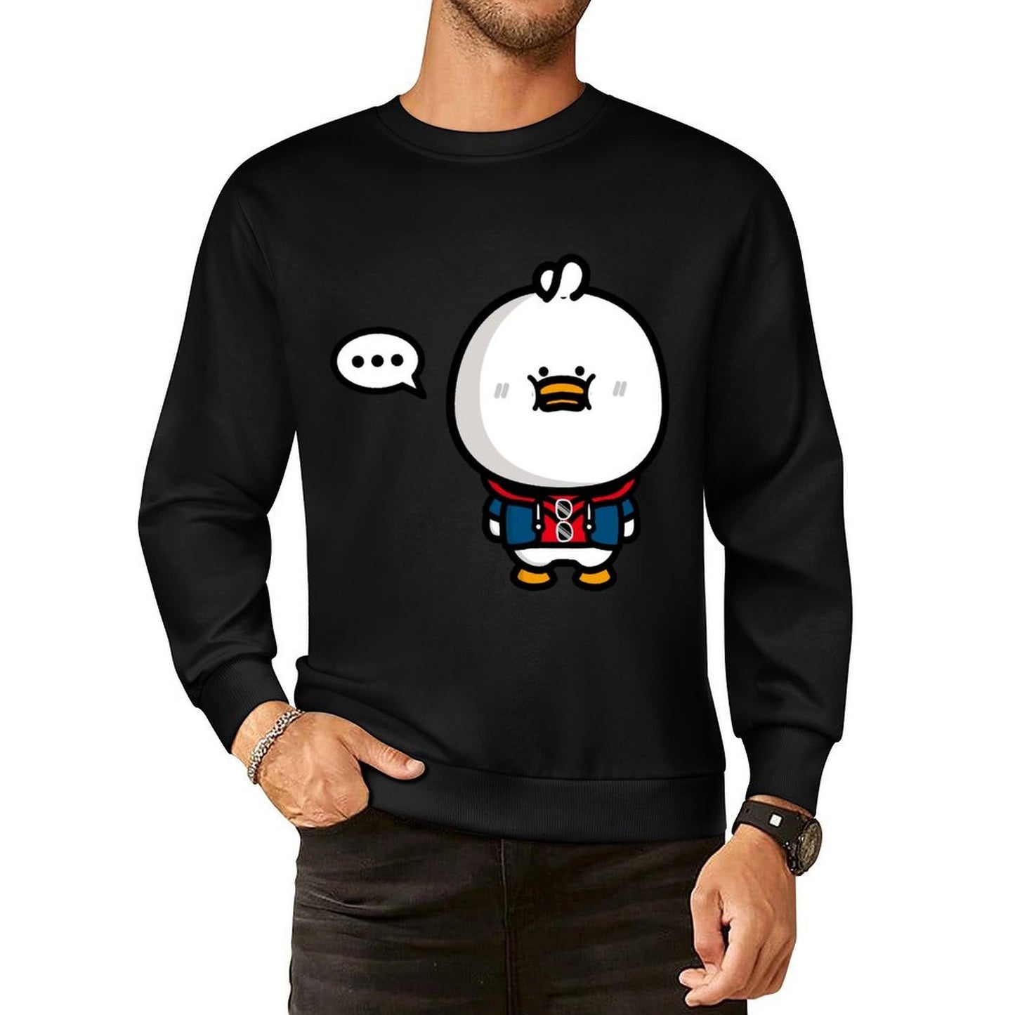 IPBR 250g Crew Neck Long Sleeve Sweatshirt Front GraphicCrew Neck Long Sleeve Sweatshirt4001251