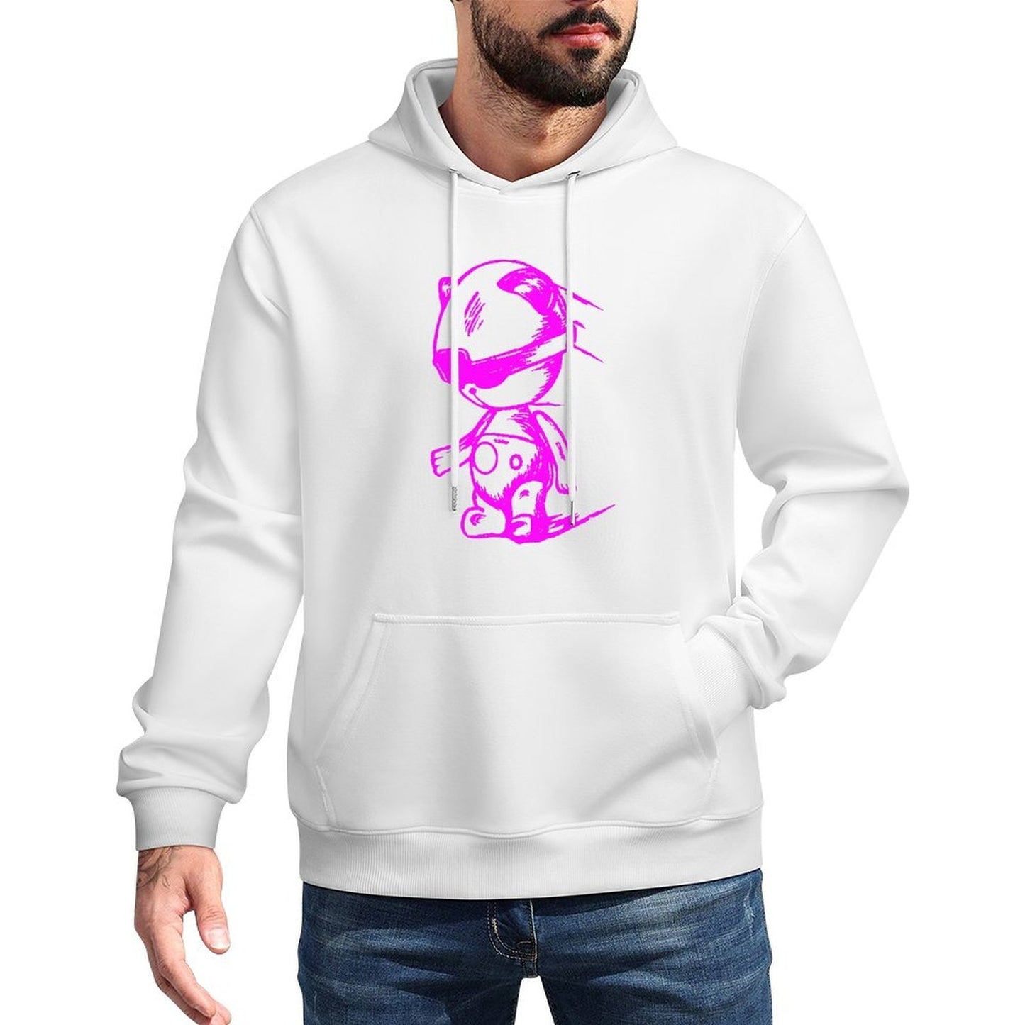 IPIB 250g Hooded Pocket Sweatshirt Front GraphicMen's Hooded  Sweatshirt6000053-7