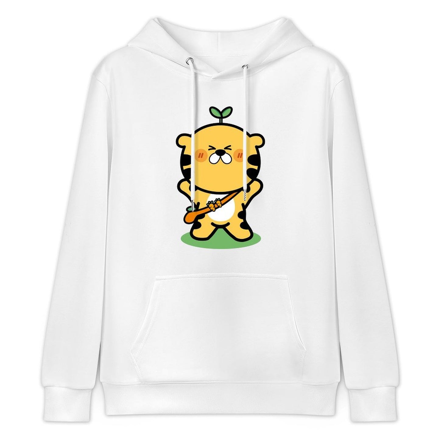 Pocket Tee Crew Neck Front Graphic Hoodies