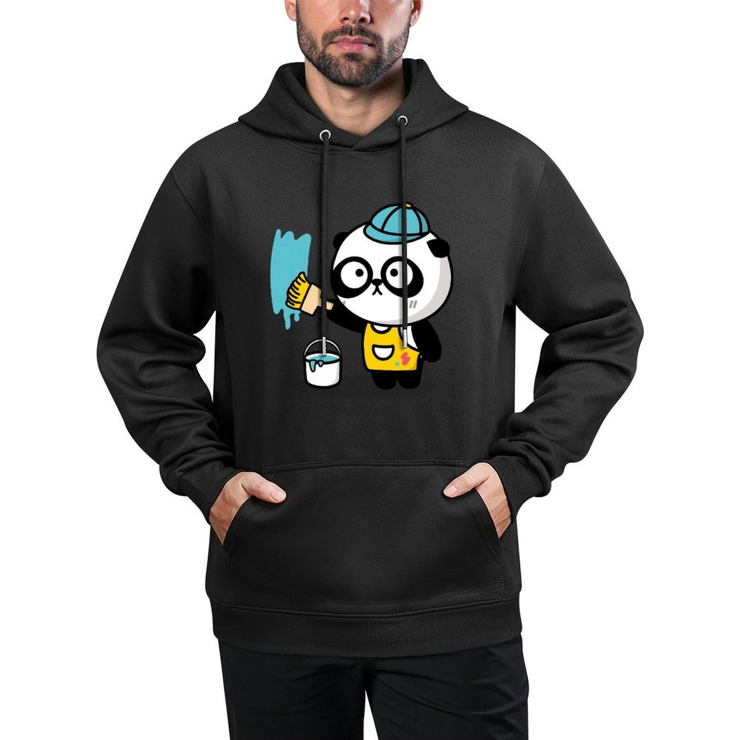 IPBR 250g Hooded Pocket Sweatshirt Front GraphicMen's Hooded  Sweatshirt4000310