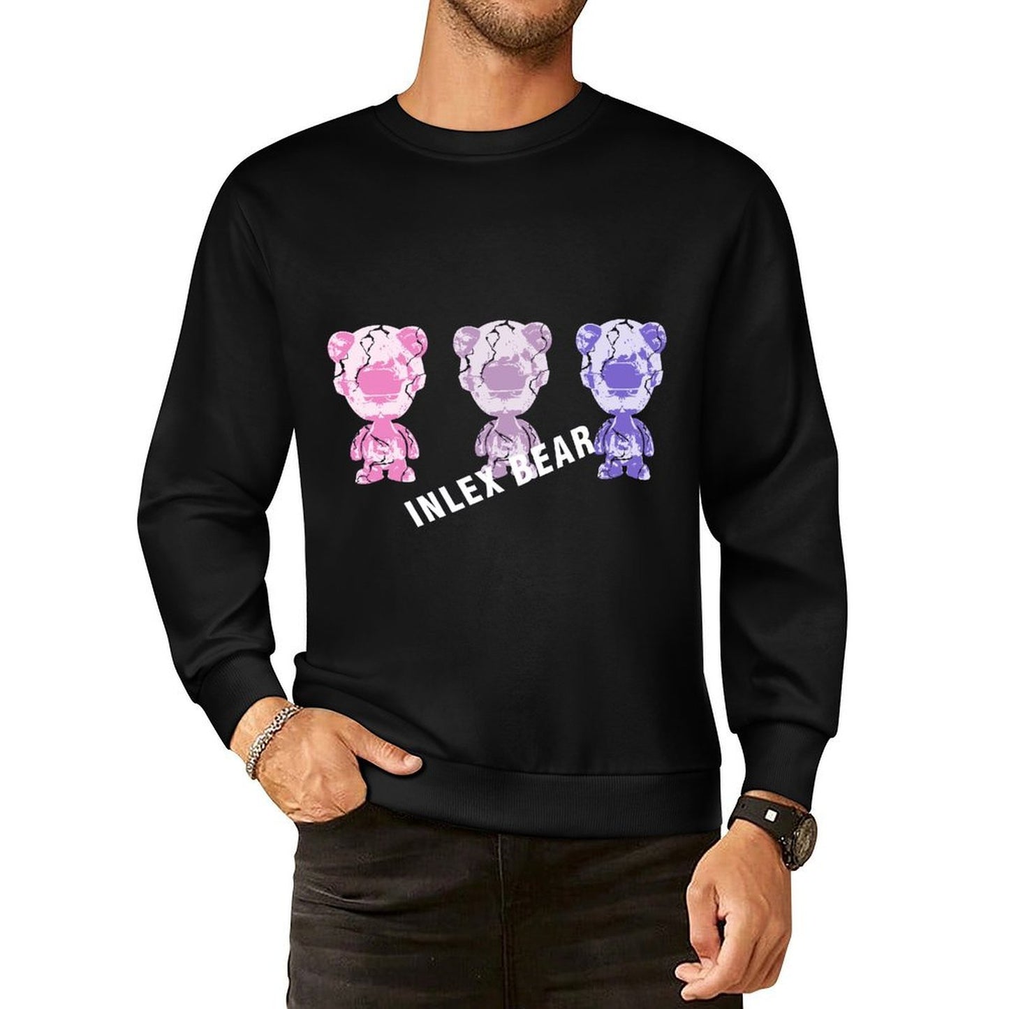 IPIB 250g Crew Neck Long Sleeve Sweatshirt Front GraphicCrew Neck Long Sleeve Sweatshirt6000050-2