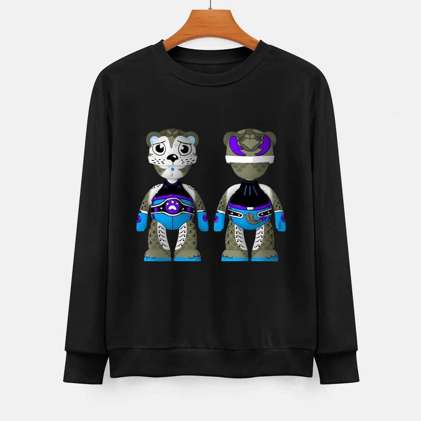 IPIB 250g Crew Neck Long Sleeve Sweatshirt Front GraphicCrew Neck Long Sleeve Sweatshirt6000145-3