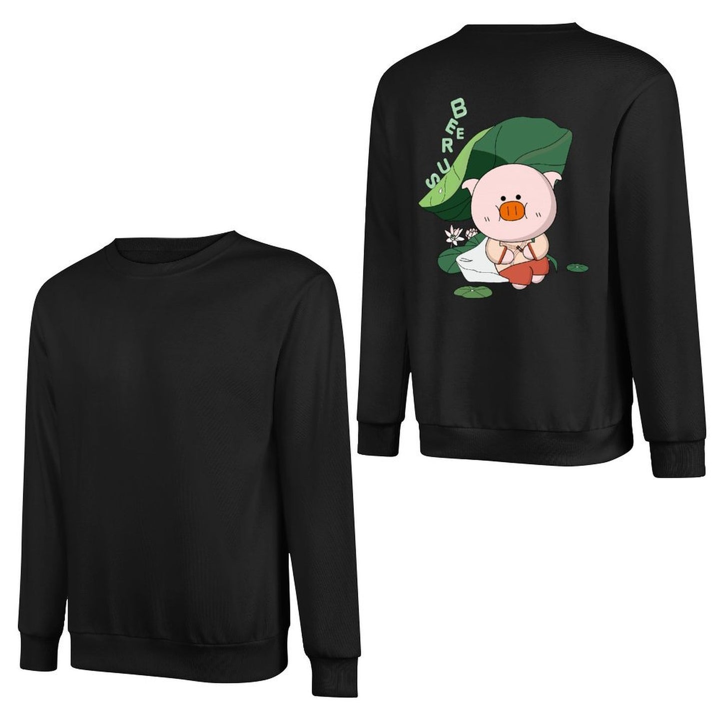 Crew Neck Long Sleeve Sweatshirt 4000606