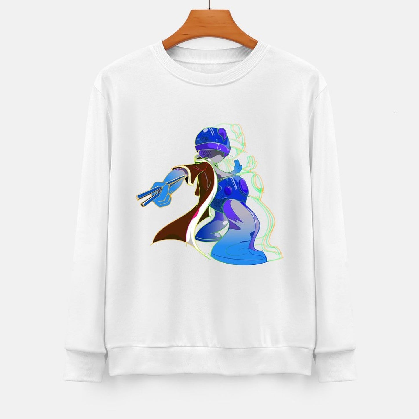 Long Sleeve With Front PatternVibrant Colors StreetFit