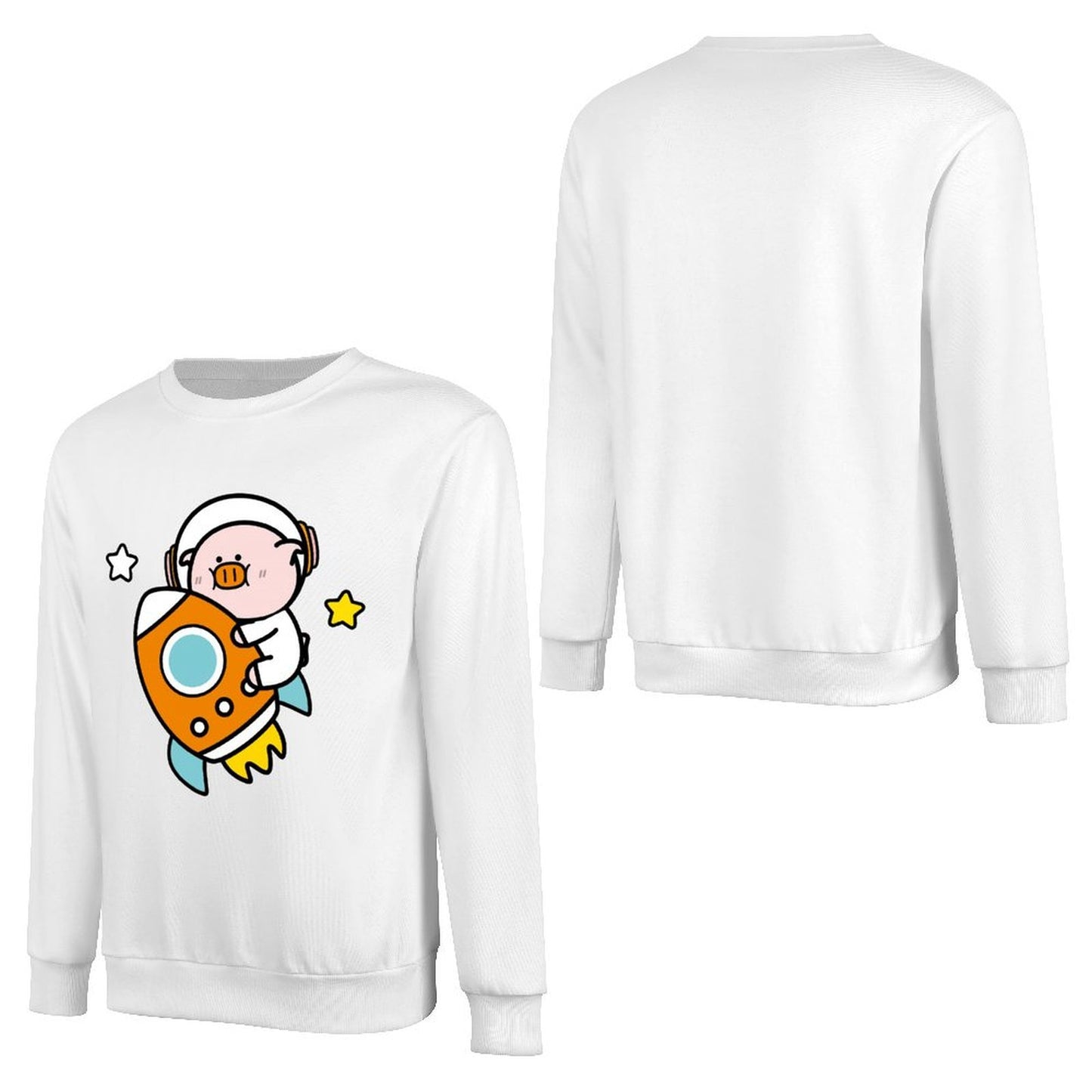 Front Patterned Long Sleeve TopSimple SimpleFit