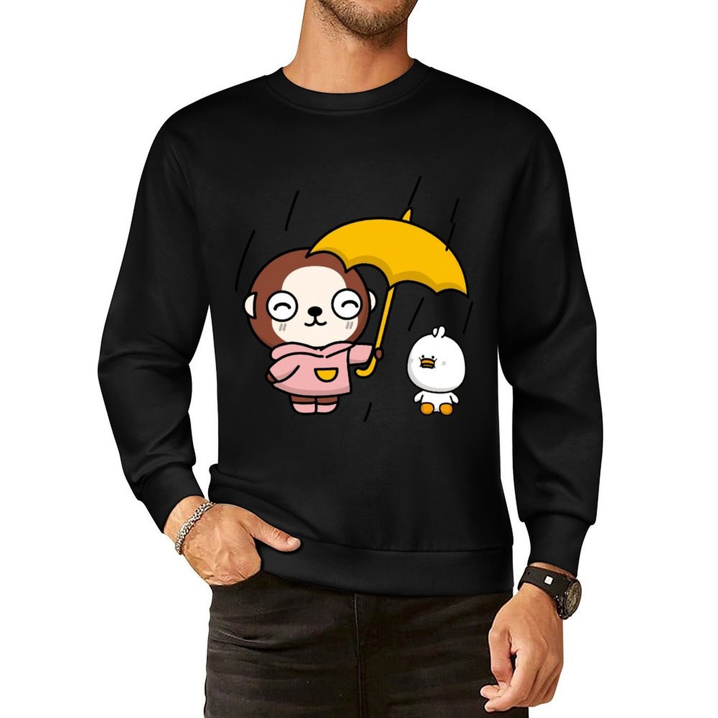 IPBR 250g Crew Neck Long Sleeve Sweatshirt Front GraphicCrew Neck Long Sleeve Sweatshirt4000230