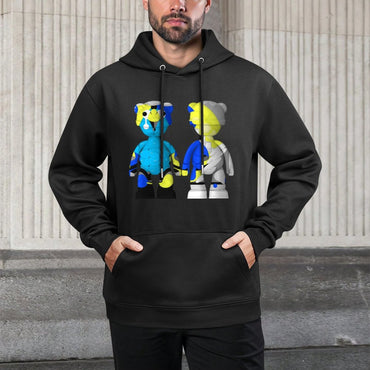 IPIB 250g Hooded Pocket Sweatshirt Front GraphicMen's Hooded  Sweatshirt6000144-3