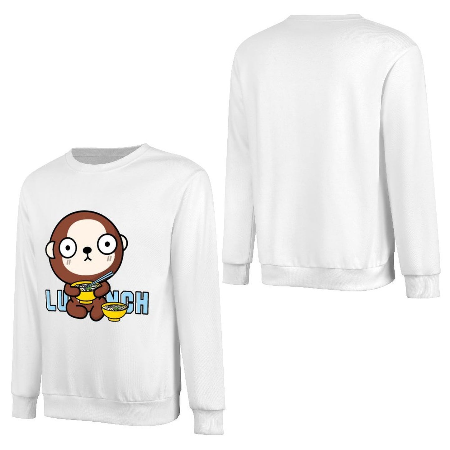 Front Patterned Long Sleeve TopEssential Tear-Resistant