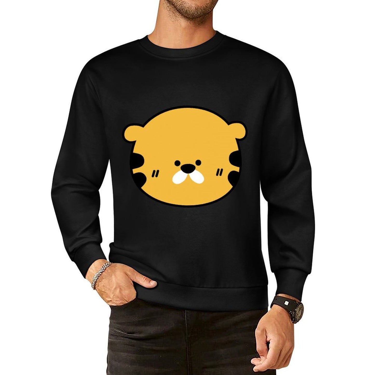 IPBR 250g Crew Neck Long Sleeve Sweatshirt Front GraphicCrew Neck Long Sleeve Sweatshirt4000662
