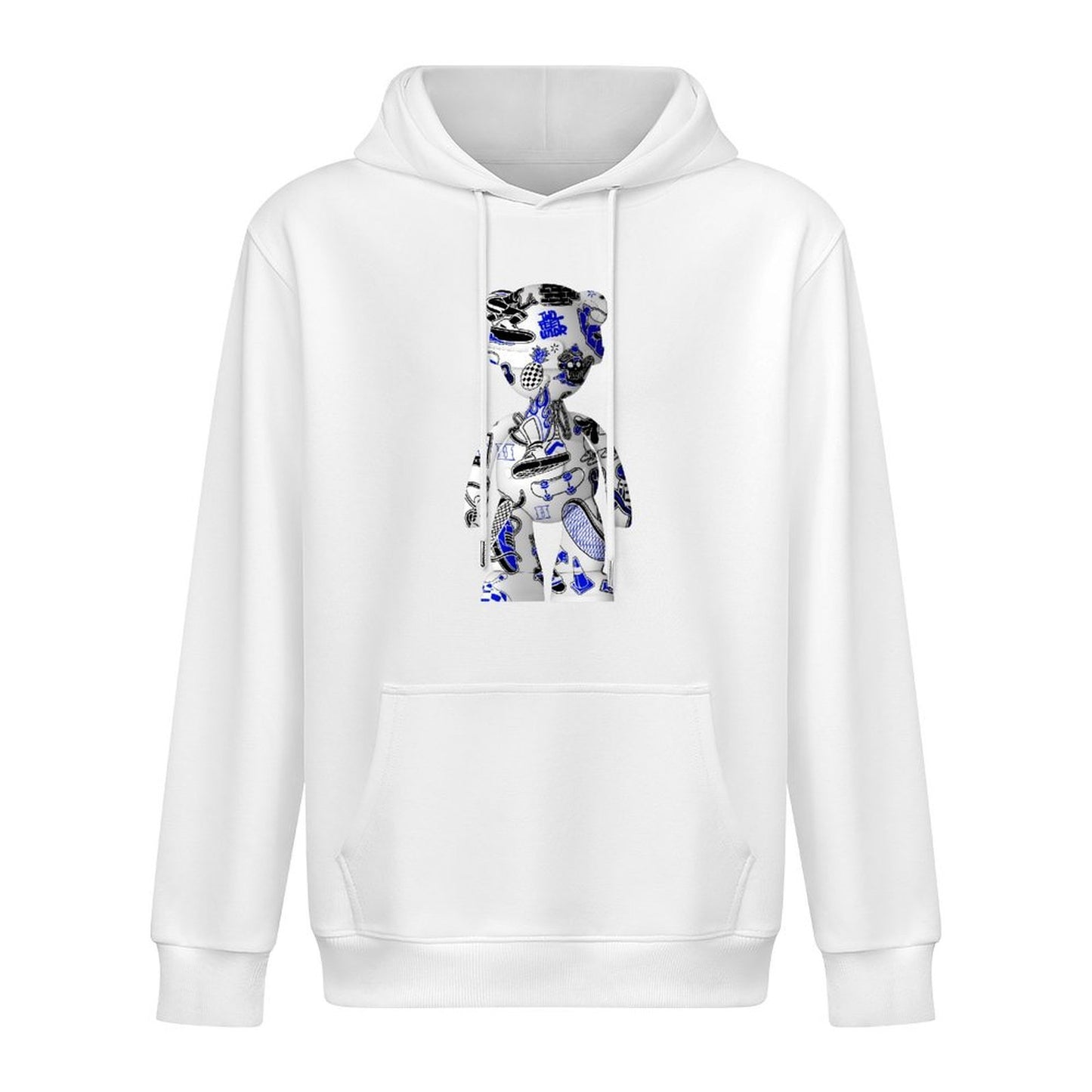 Hoodie Front PatternPrint-Ready Cotton