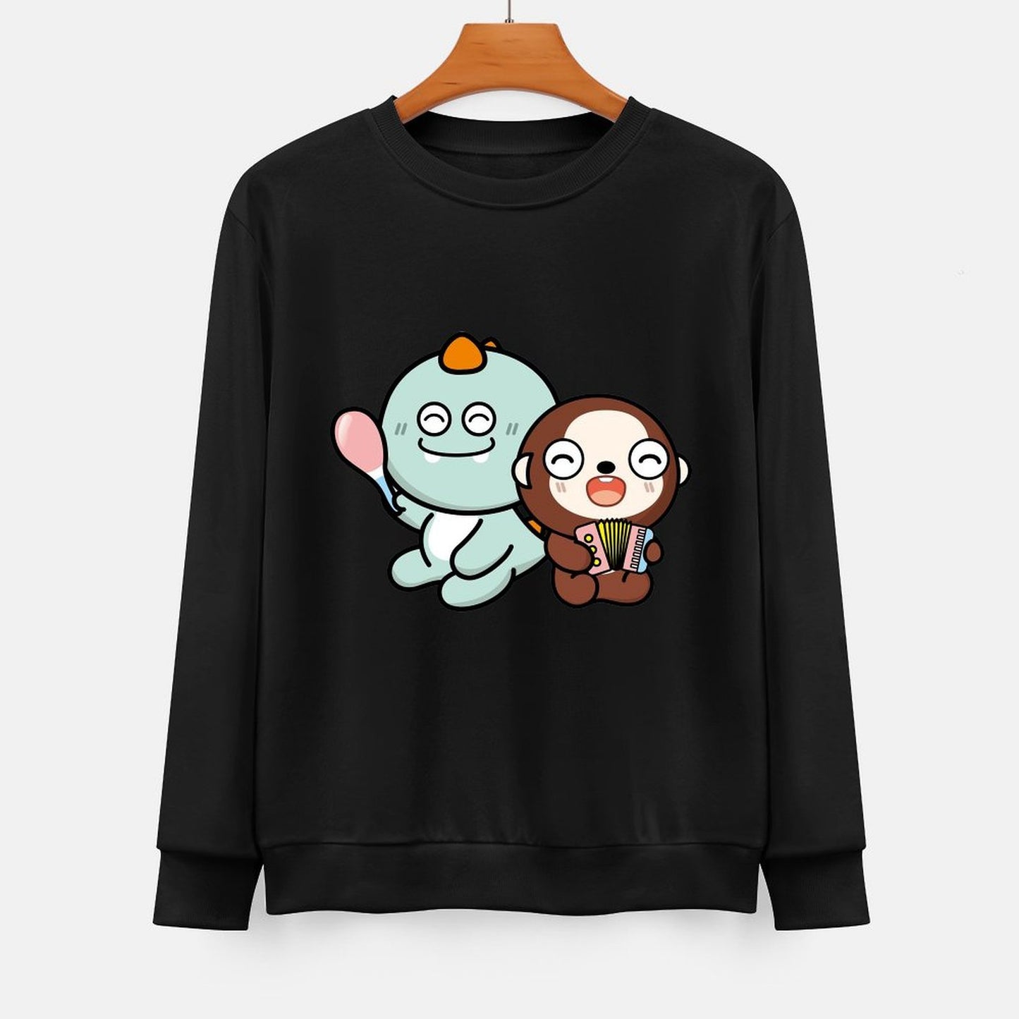 Front Patterned Long Sleeve TopLifestyle Neutral