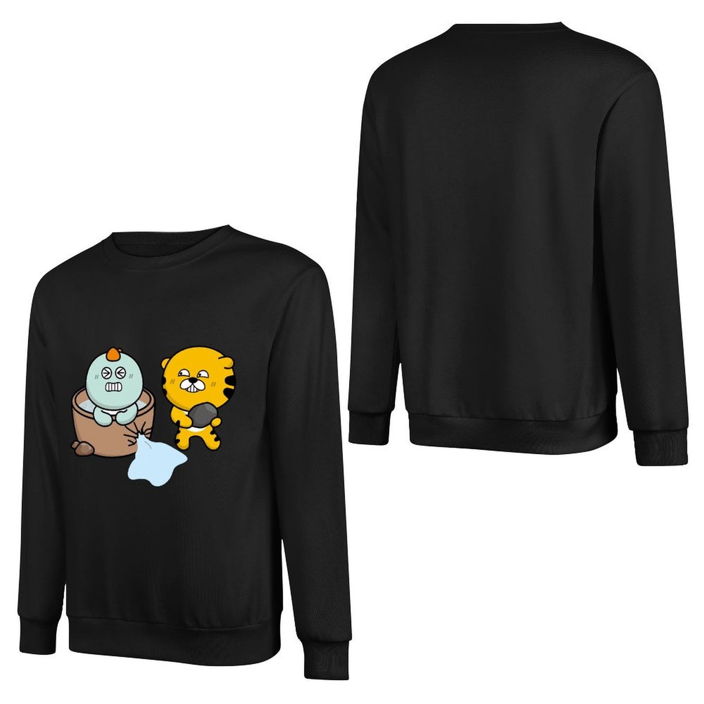 IPBR 250g Crew Neck Long Sleeve Sweatshirt Front GraphicCrew Neck Long Sleeve Sweatshirt4000976