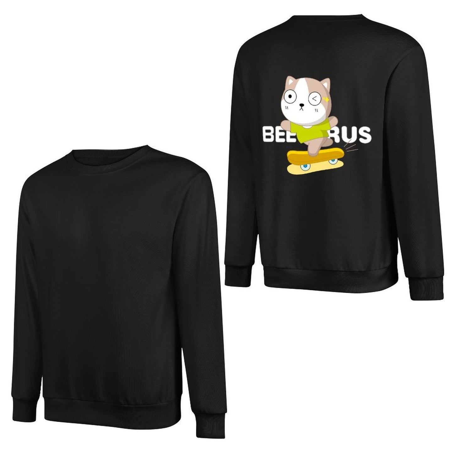 Crew Neck Long Sleeve Sweatshirt 4000614