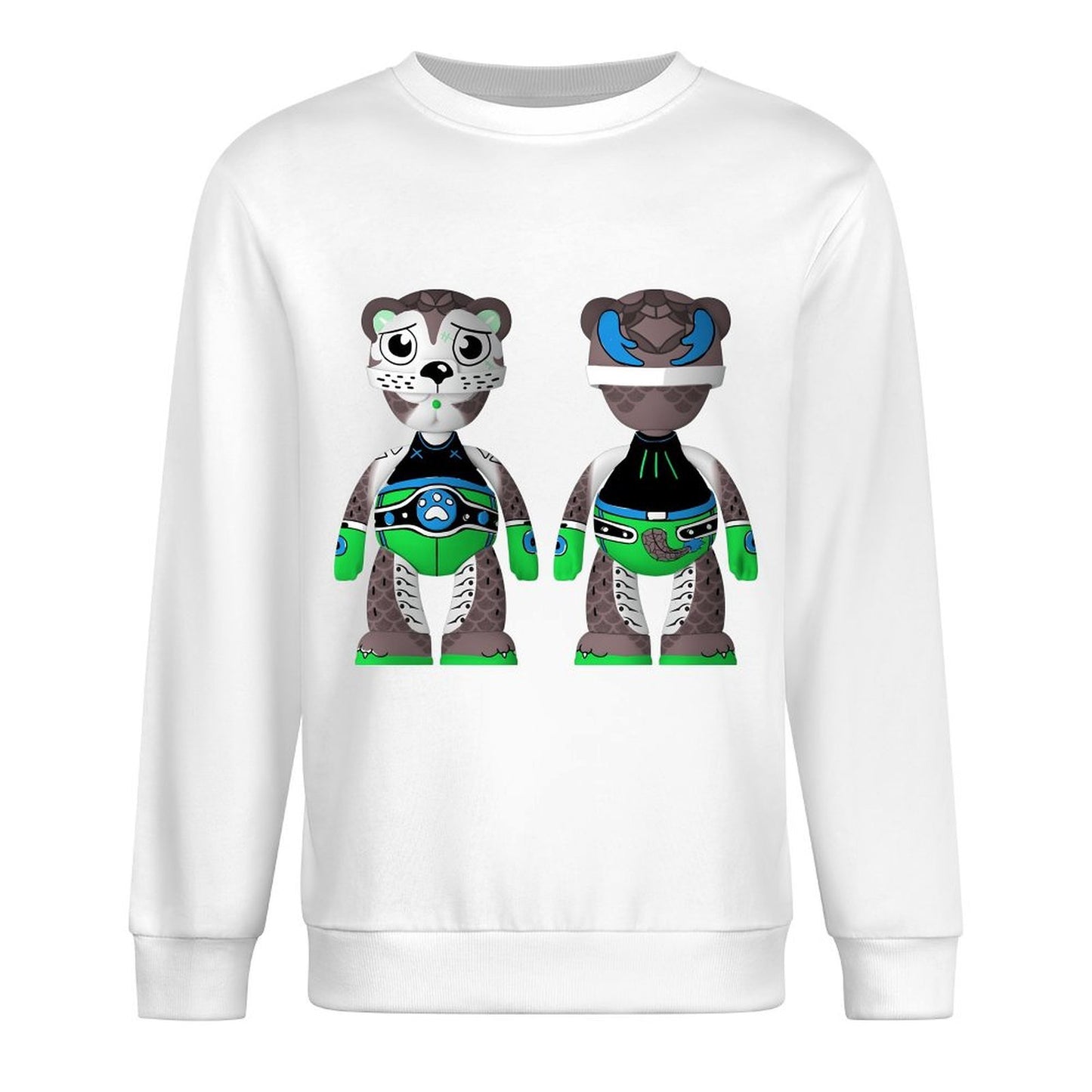 IPIB 250g Crew Neck Long Sleeve Sweatshirt Front GraphicCrew Neck Long Sleeve Sweatshirt6000145-2