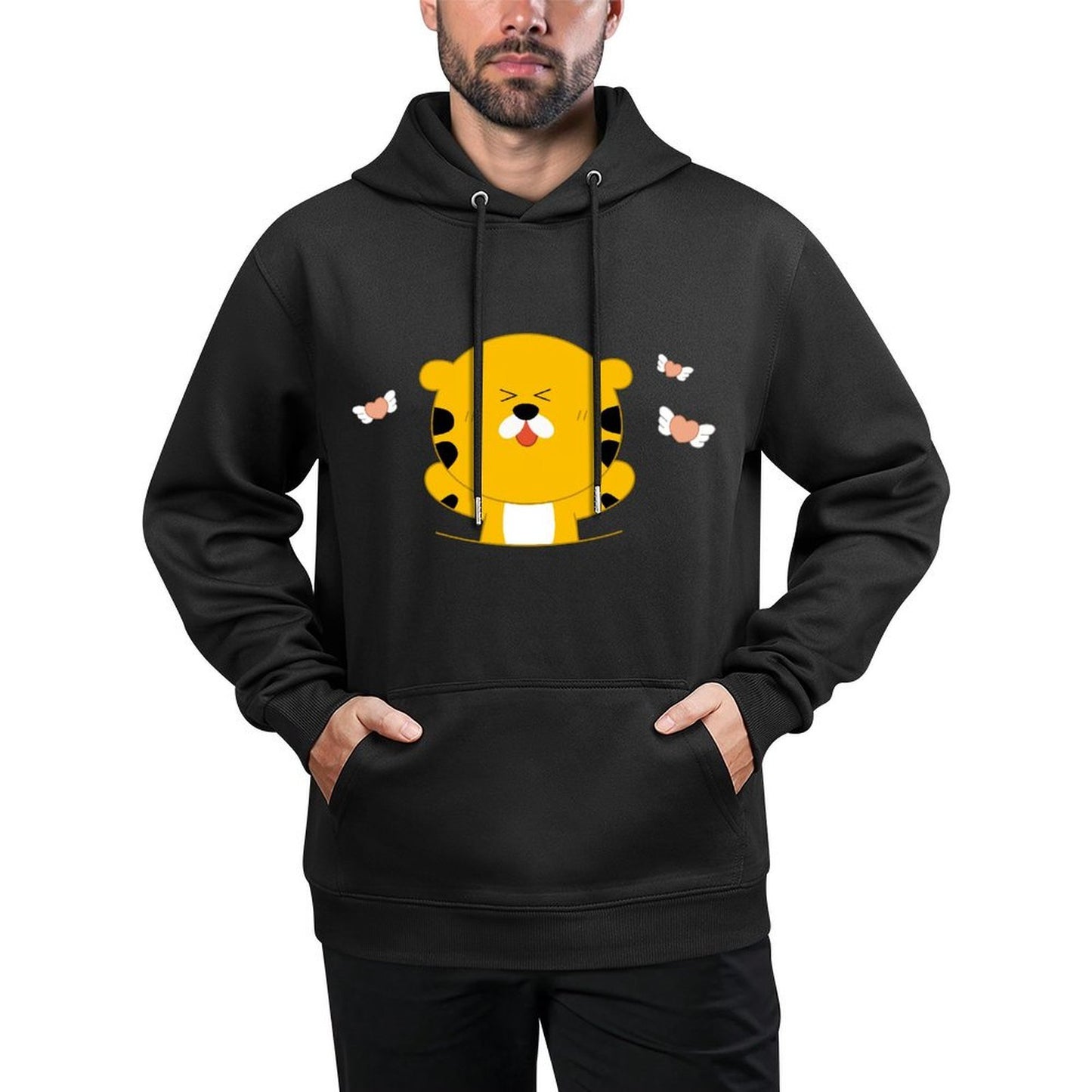 IPBR 250g Hooded Pocket Sweatshirt Front GraphicMen's Hooded  Sweatshirt4000415
