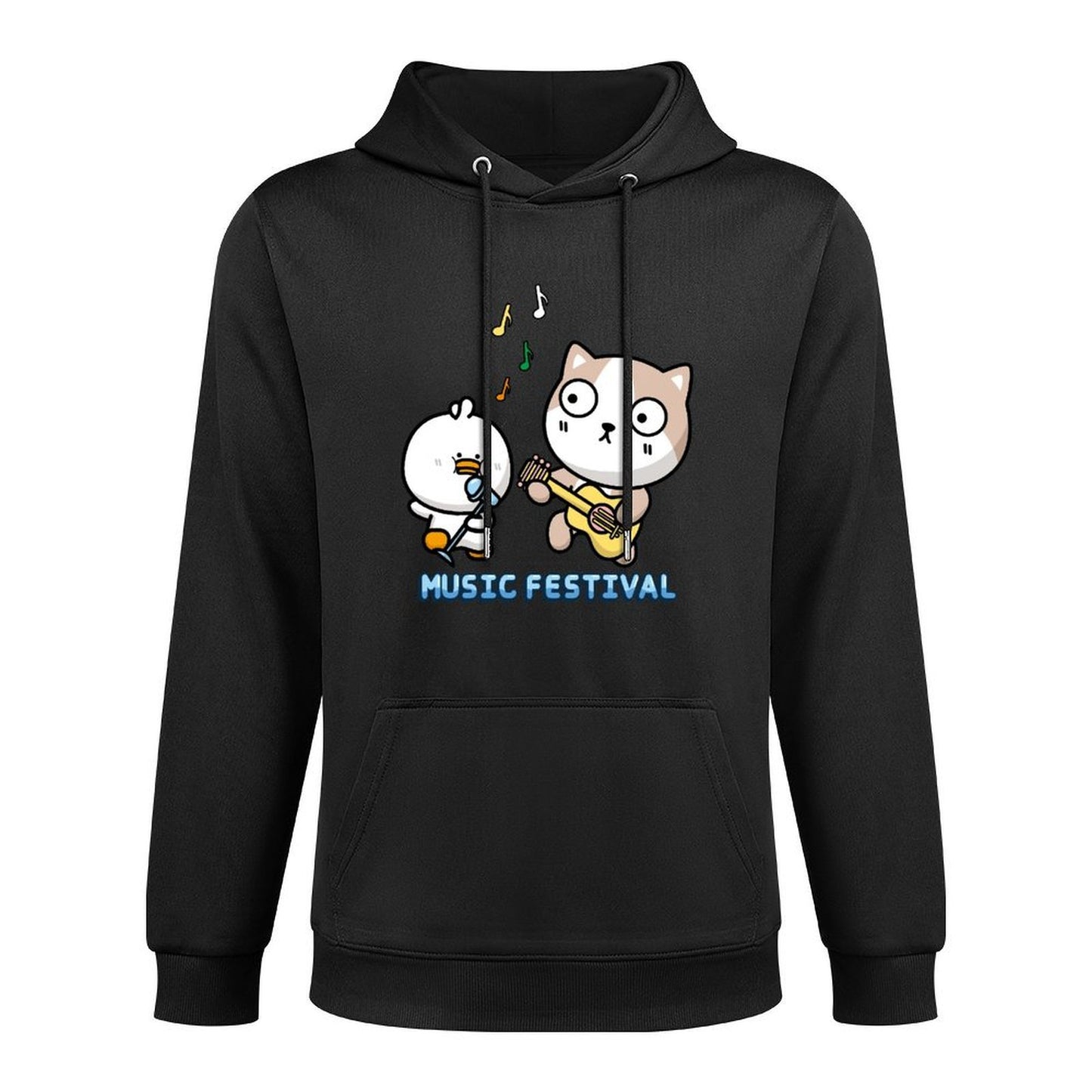 Regular LooseFit Front Graphic Hoodies