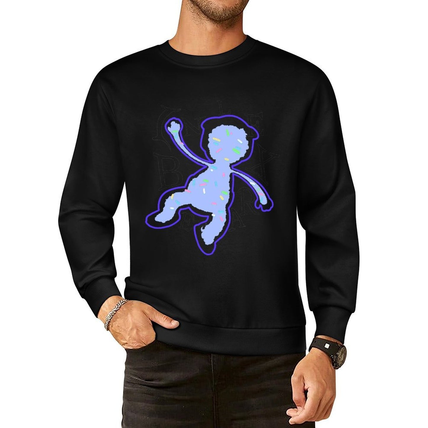 IPIB 250g Crew Neck Long Sleeve Sweatshirt Front GraphicCrew Neck Long Sleeve Sweatshirt6000006-5