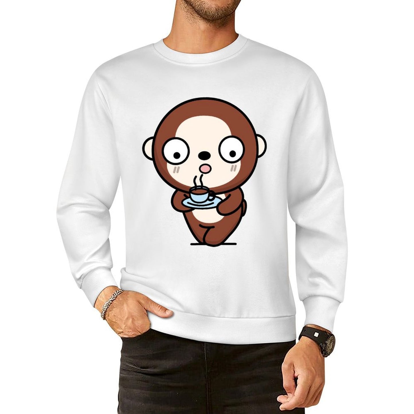 Front Patterned Long Sleeve TopChill Pure