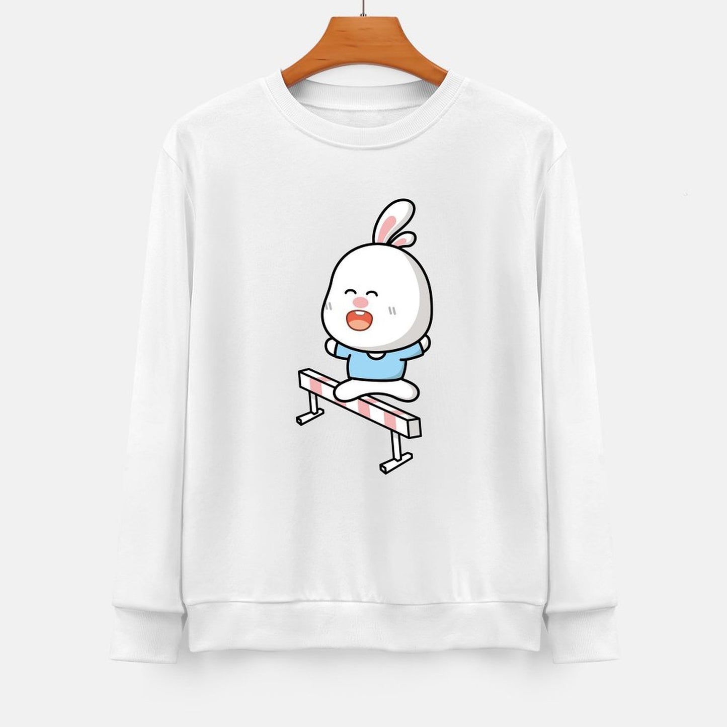 Front Patterned Long Sleeve TopEverydayFit Reliable