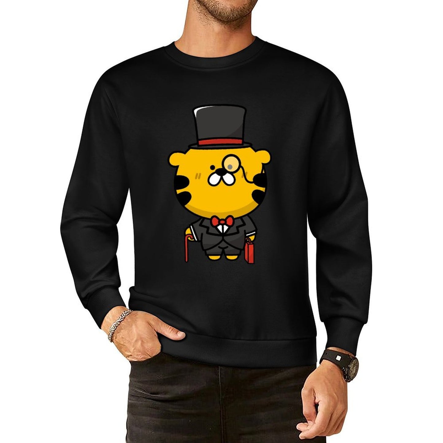 IPBR 250g Crew Neck Long Sleeve Sweatshirt Front GraphicCrew Neck Long Sleeve Sweatshirt4000125