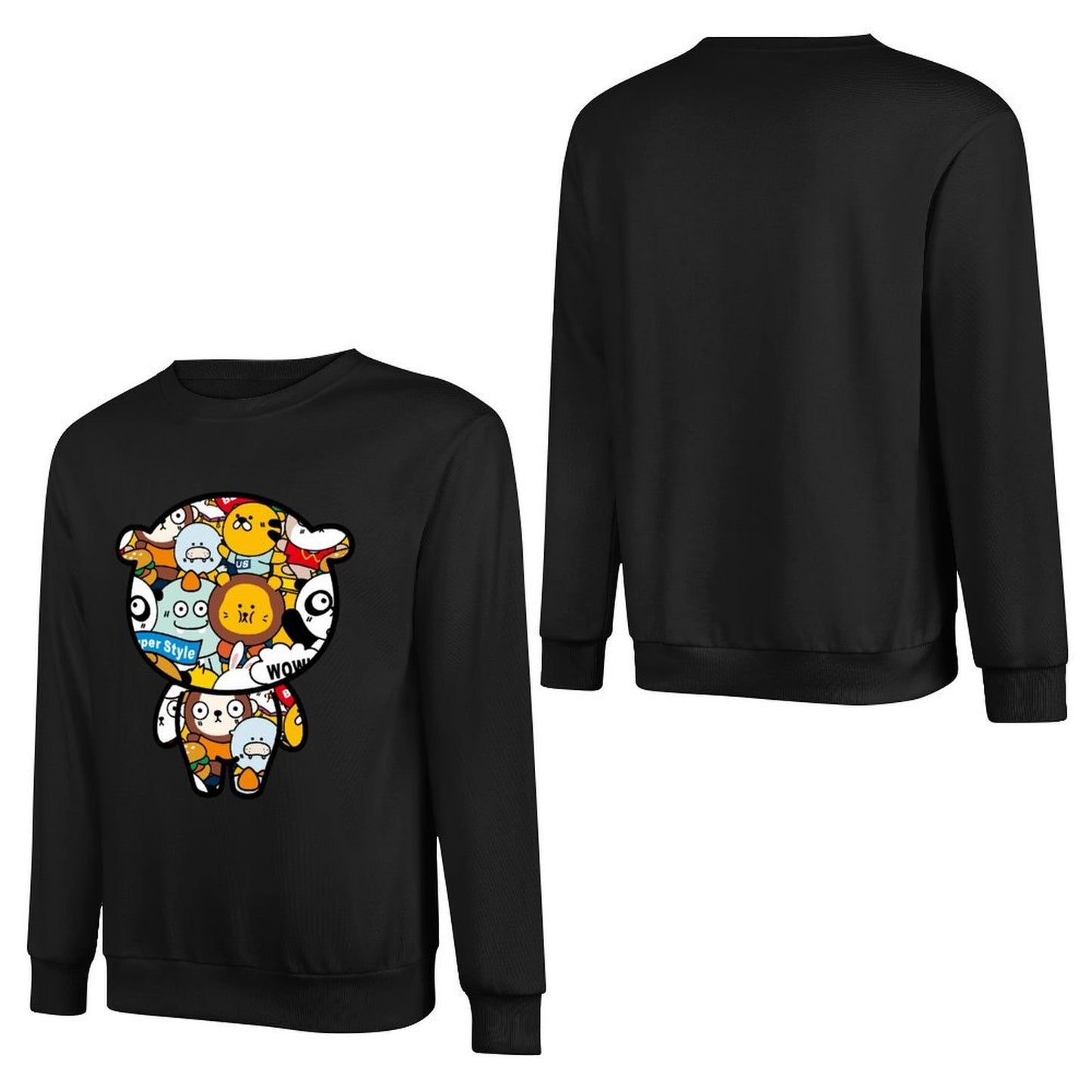 IPBR 250g Crew Neck Long Sleeve Sweatshirt Front GraphicCrew Neck Long Sleeve Sweatshirt4003842