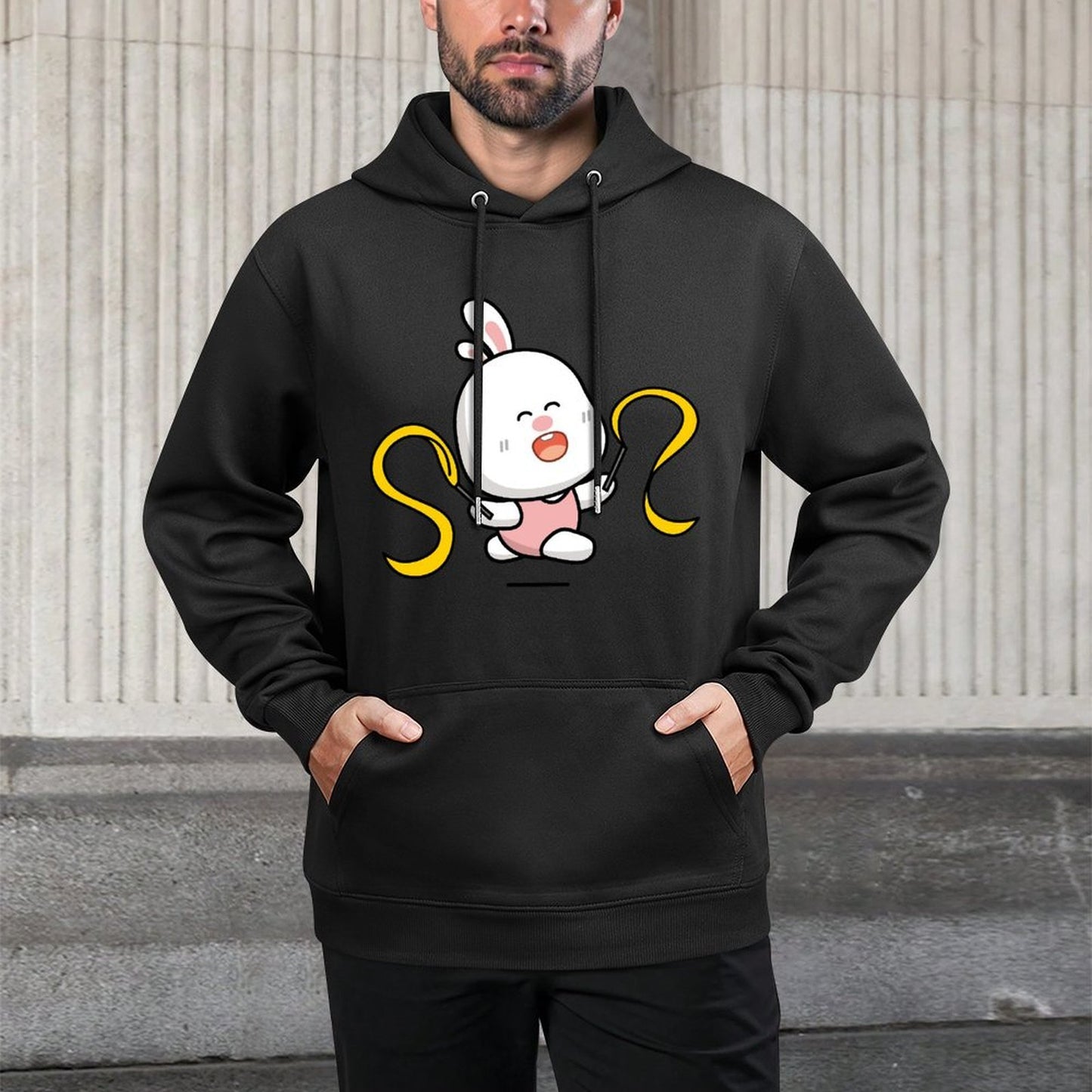 IPBR 250g Hooded Pocket Sweatshirt Front GraphicMen's Hooded  Sweatshirt4000254