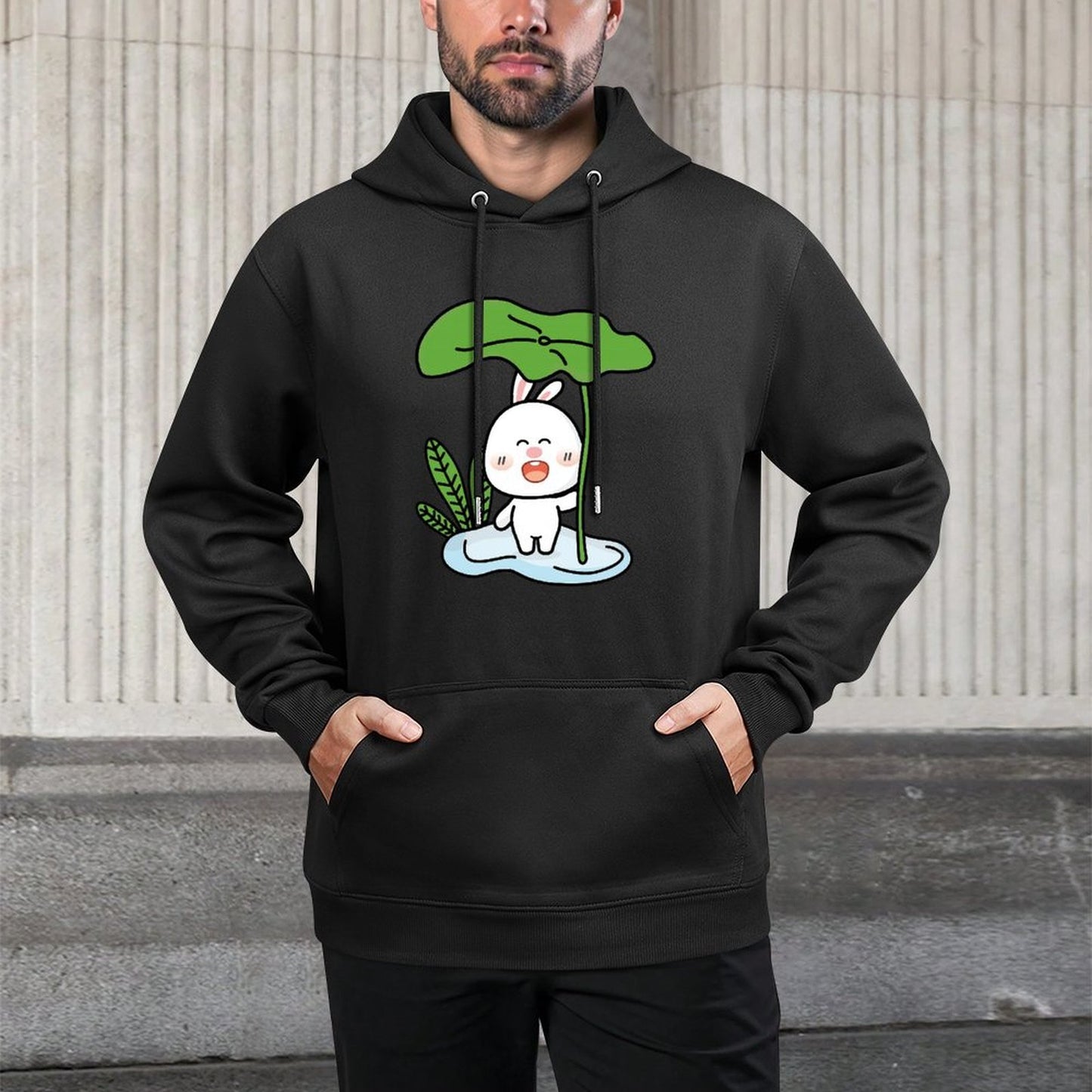 IPBR 250g Hooded Pocket Sweatshirt Front GraphicMen's Hooded  Sweatshirt4001347
