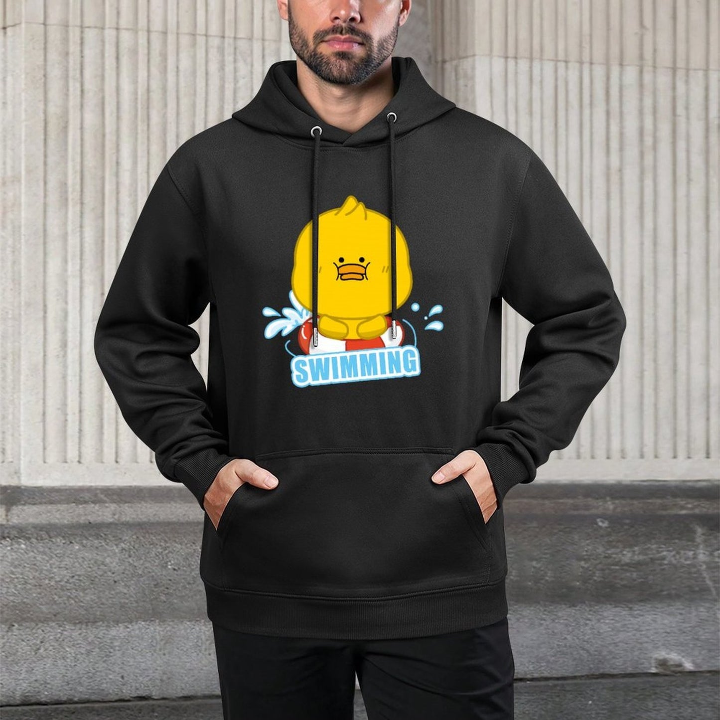 IPBR 250g Hooded Pocket Sweatshirt Front GraphicMen's Hooded  Sweatshirt4001524