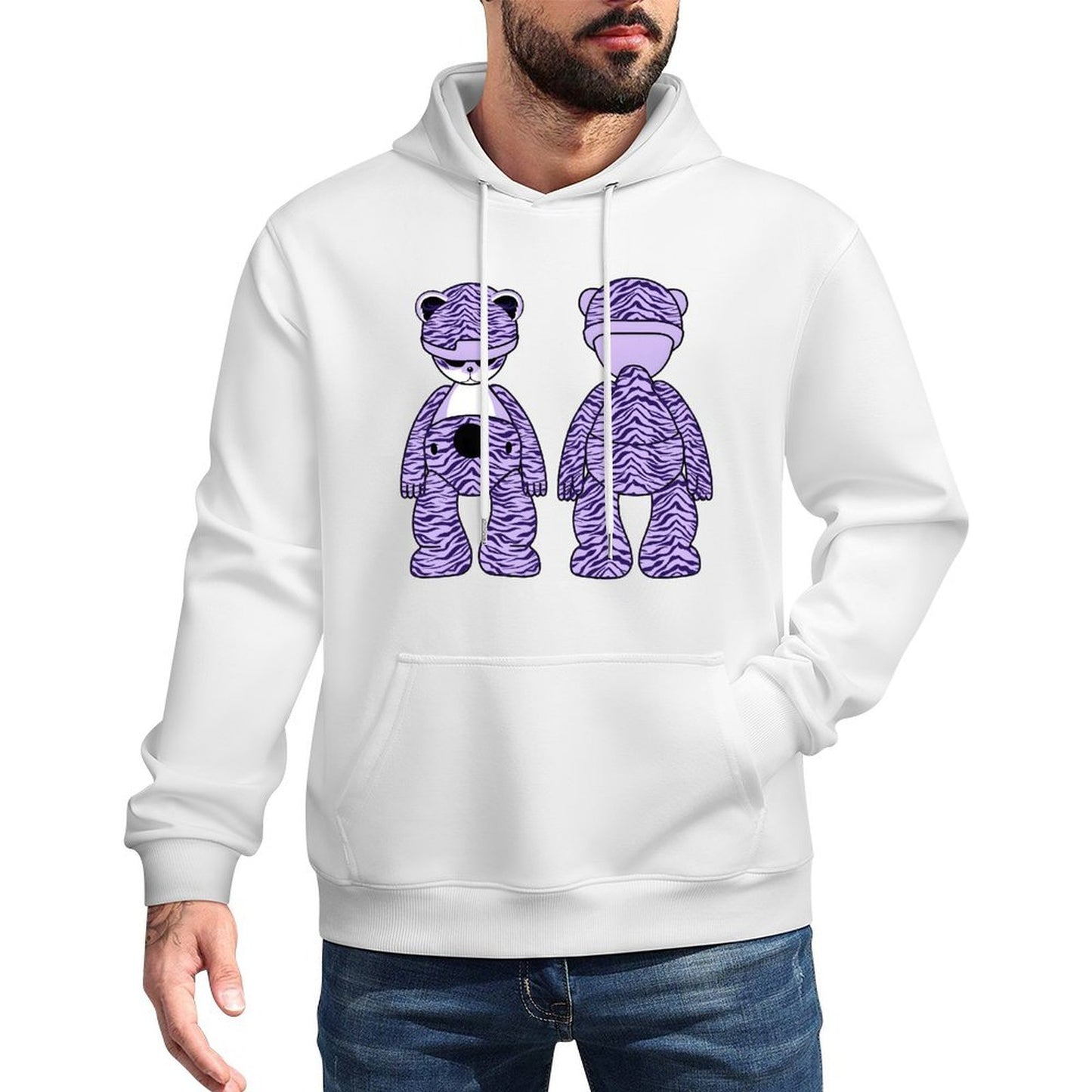 Hoodie Front PatternClassic Fit Vibrant Colors