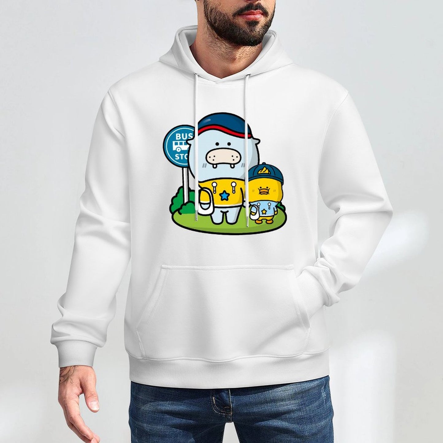 ClassicLine Cotton Front Graphic Hoodies