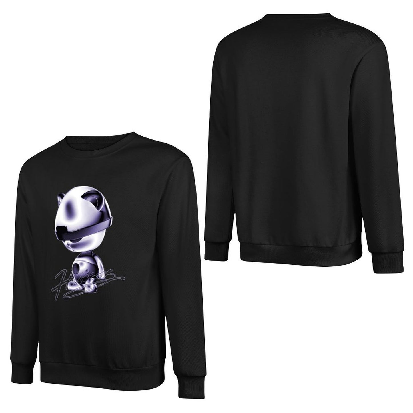 IPIB 250g Crew Neck Long Sleeve Sweatshirt Front GraphicCrew Neck Long Sleeve Sweatshirt6000027-1
