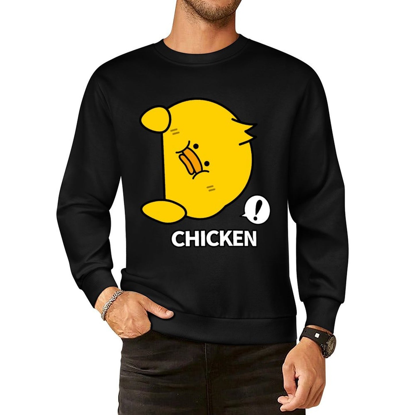 IPBR 250g Crew Neck Long Sleeve Sweatshirt Front GraphicCrew Neck Long Sleeve Sweatshirt4000815