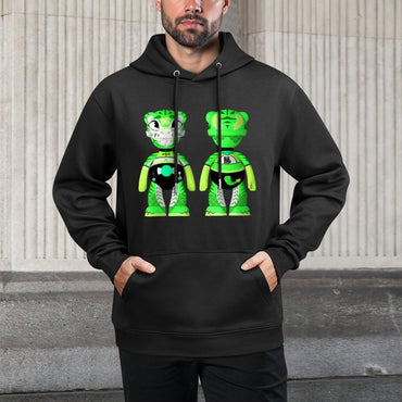 IPIB 250g Hooded Pocket Sweatshirt Front GraphicMen's Hooded  Sweatshirt6000076-5