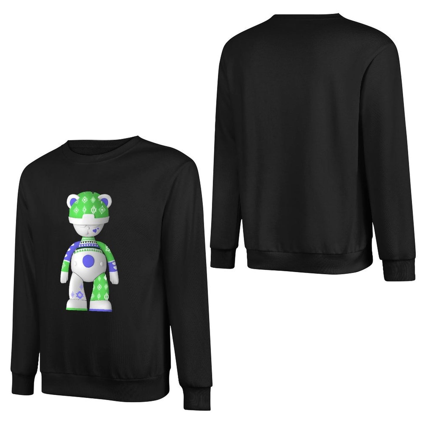 IPIB 250g Crew Neck Long Sleeve Sweatshirt Front GraphicCrew Neck Long Sleeve Sweatshirt6000106-1