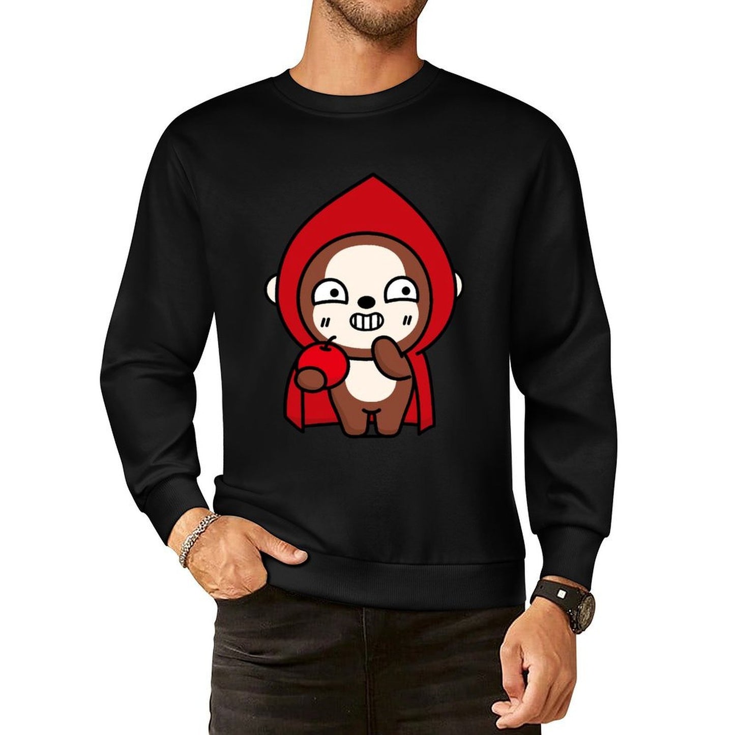 IPBR 250g Crew Neck Long Sleeve Sweatshirt Front GraphicCrew Neck Long Sleeve Sweatshirt4000237