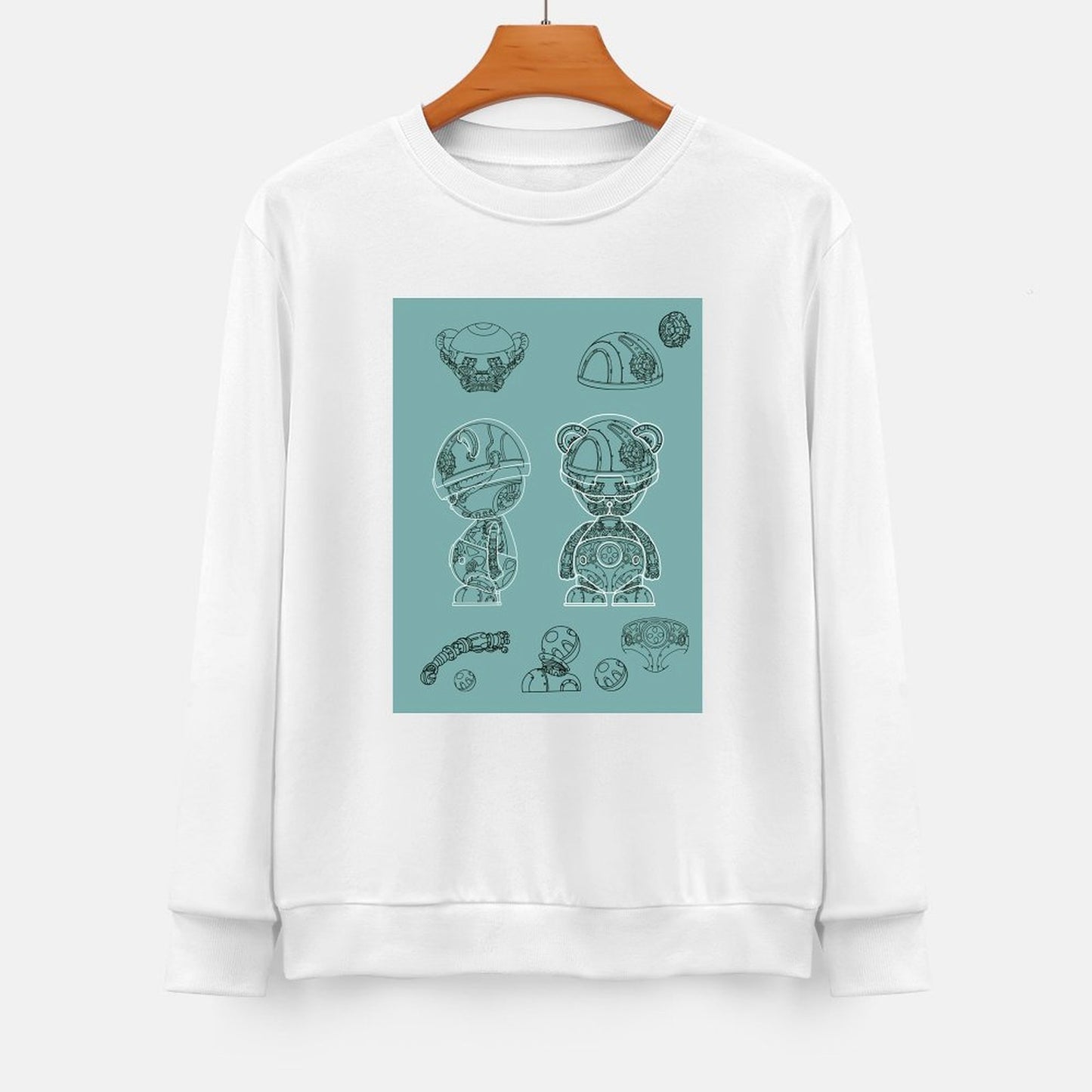 Long Sleeve With Front PatternNatural Men¡¯s / Women¡¯s / Youth