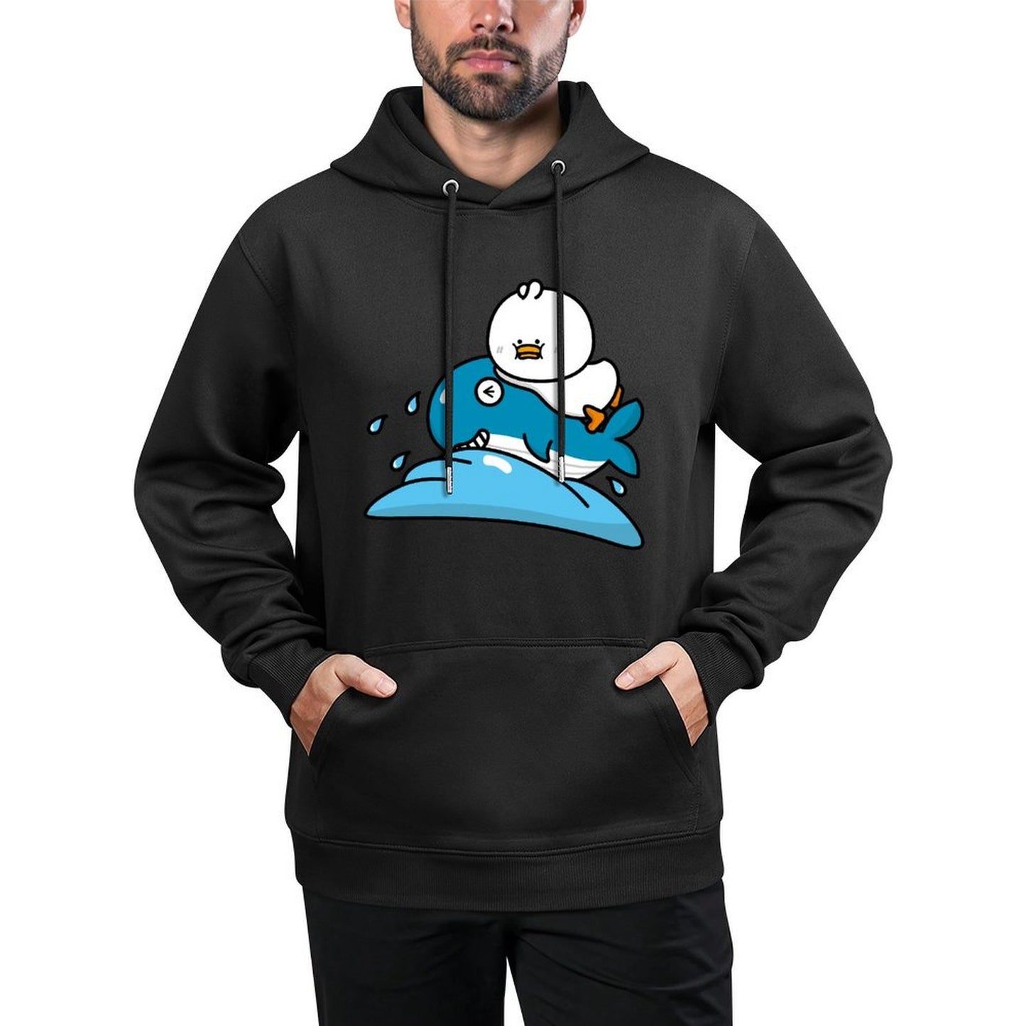 IPBR 250g Hooded Pocket Sweatshirt Front GraphicMen's Hooded  Sweatshirt4001504