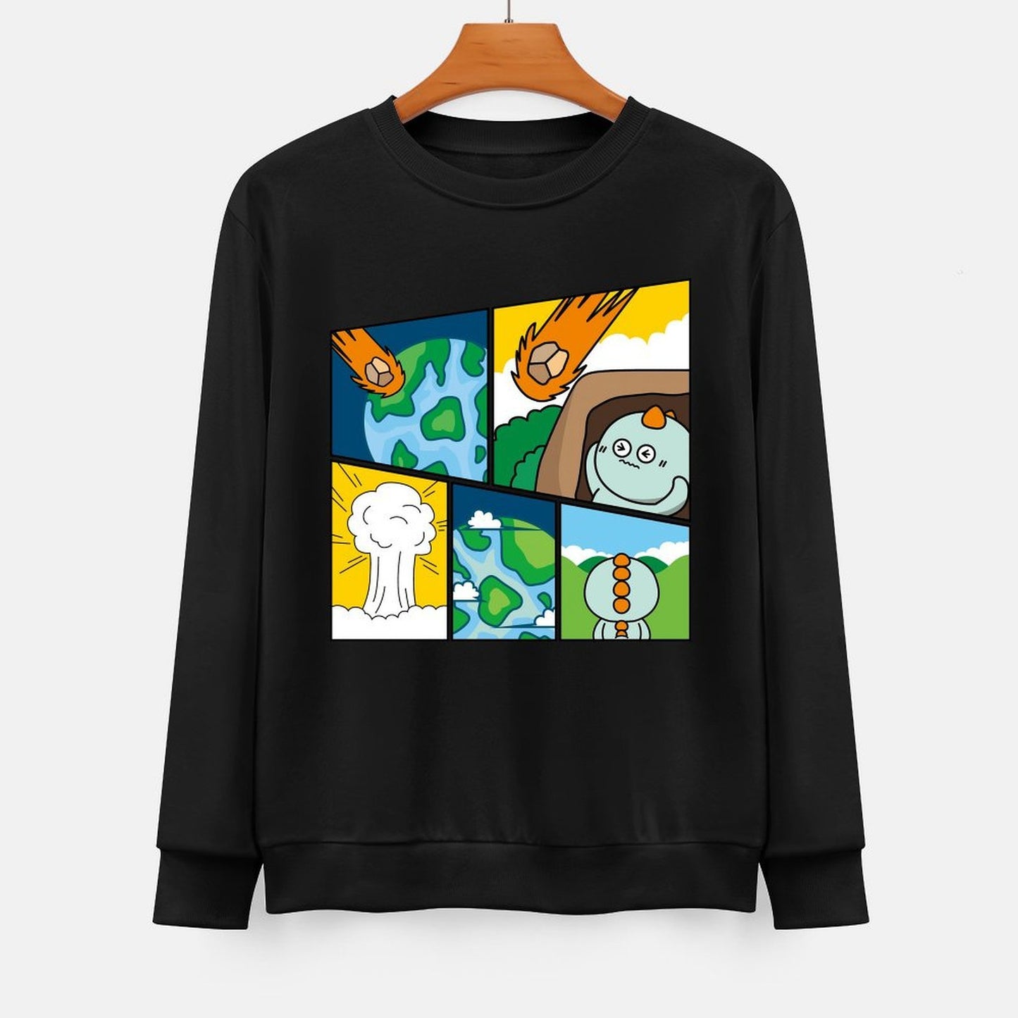IPBR 250g Crew Neck Long Sleeve Sweatshirt Front GraphicCrew Neck Long Sleeve Sweatshirt4001341