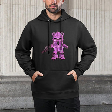 IPIB 250g Hooded Pocket Sweatshirt Front GraphicMen's Hooded  Sweatshirt6000066-5